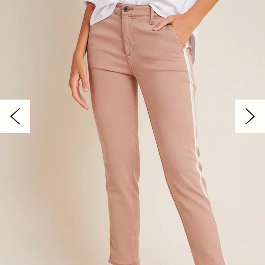 Ag The Caden Side-Striped Slim Pants